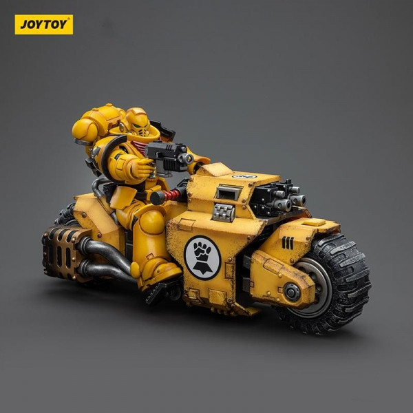 조이토이 워해머 40K 임페리얼 피스트 라이더 패튼 컴벳 바이크 Imperial Fist Predator Raider-pattern Combat Bike 1:18