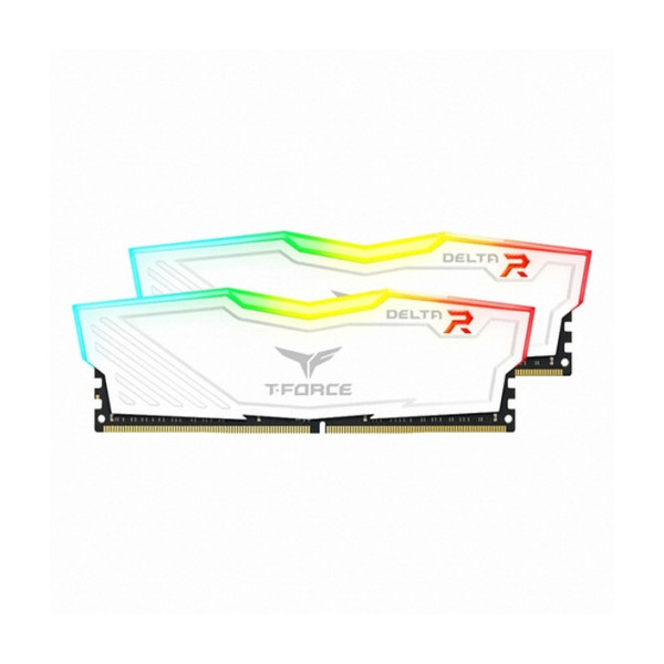 TeamGroup T-Force DDR4-3200 CL16 Delta RGB 화이트 패키지 (32GB(16Gx2))