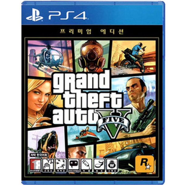 PS4 GTA5 프리미엄 에디션 한글 새제품 CD (PS5 호환)