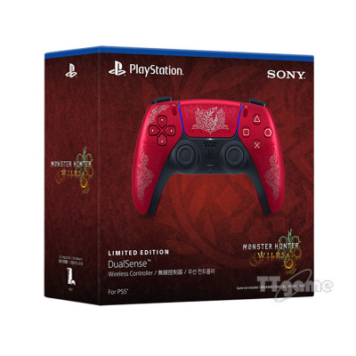 PS5 소니정품 듀얼센스 무선컨트롤러 몬스터헌터 와일드 리미티드에디션