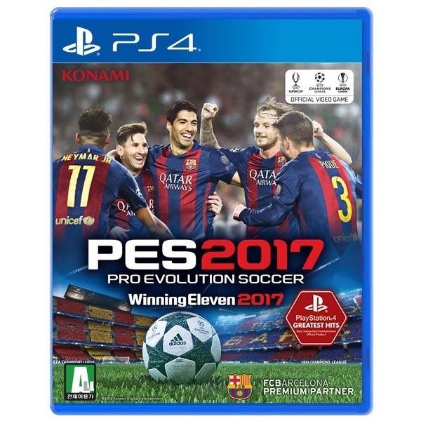 PS4 위닝일레븐 PES 2017 한글판