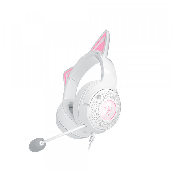 레이저코리아 Kraken Kitty V2 크라켄 키티 V2 스트리밍&게이밍 헤드셋 RGB [화이트]